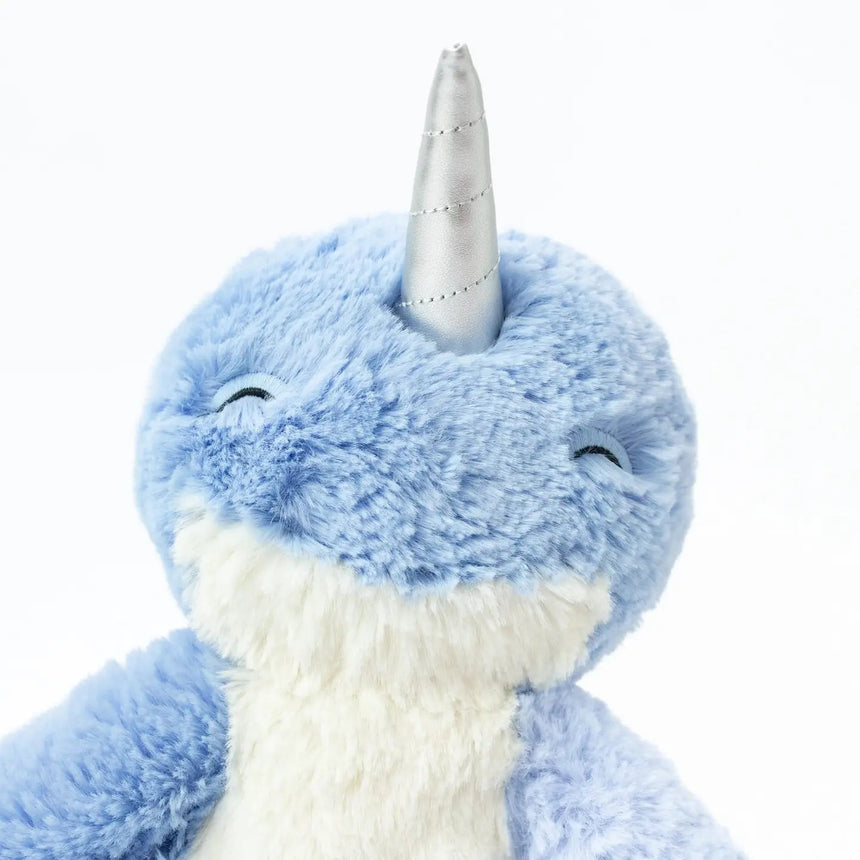 Slumberkins - Ocean Blue Narwhal Kin with Books - Princess and the Pea Boutique