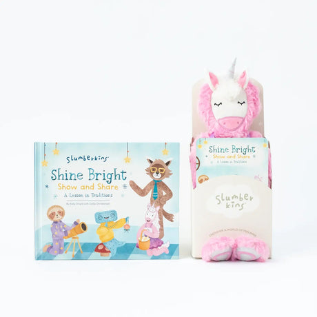Slumberkins - Unicorn's Sparkle & Shine Holiday Season Set - Princess and the Pea Boutique