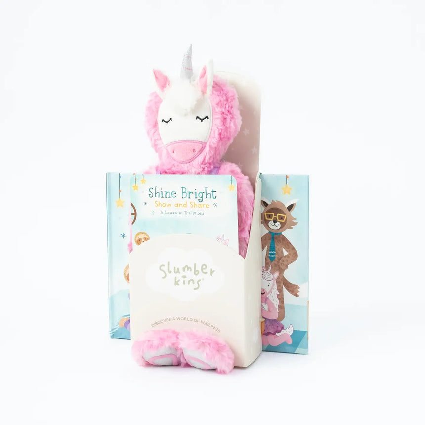 Slumberkins - Unicorn's Sparkle & Shine Holiday Season Set - Princess and the Pea Boutique