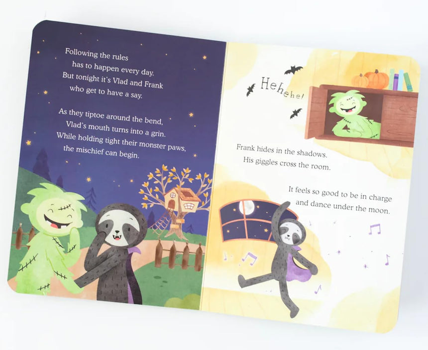 Slumberkins -Vlad & Frank's Midnight Mischief Board Book - Princess and the Pea Boutique