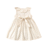 Smocked Floral Baby Dress with Ruffle Collar - Princess and the Pea Boutique