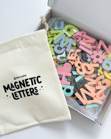 Soft Foam Magnetic Letters & Symbols 150pc Set: Pastel Rainbow - Princess and the Pea Boutique