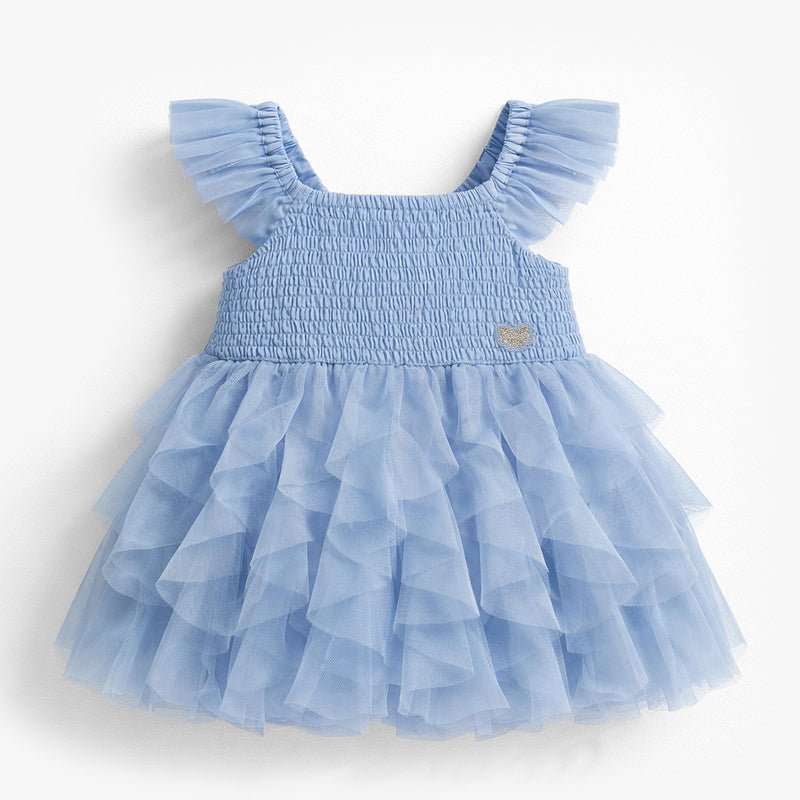 Souris Mini Baby Blue Dress in Soft Tulle - Princess and the Pea Boutique