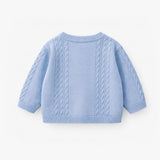 Souris Mini Baby Blue knitted cardigan - Princess and the Pea Boutique