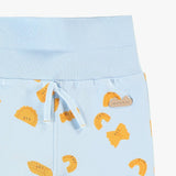 Souris Mini Baby Blue Pants with Pasta Pattern - Princess and the Pea Boutique