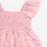 Souris Mini Child's Pink Dress in Soft Tulle - Princess and the Pea Boutique