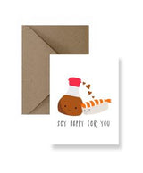 Soy Happy For You Greeting Card - Princess and the Pea Boutique