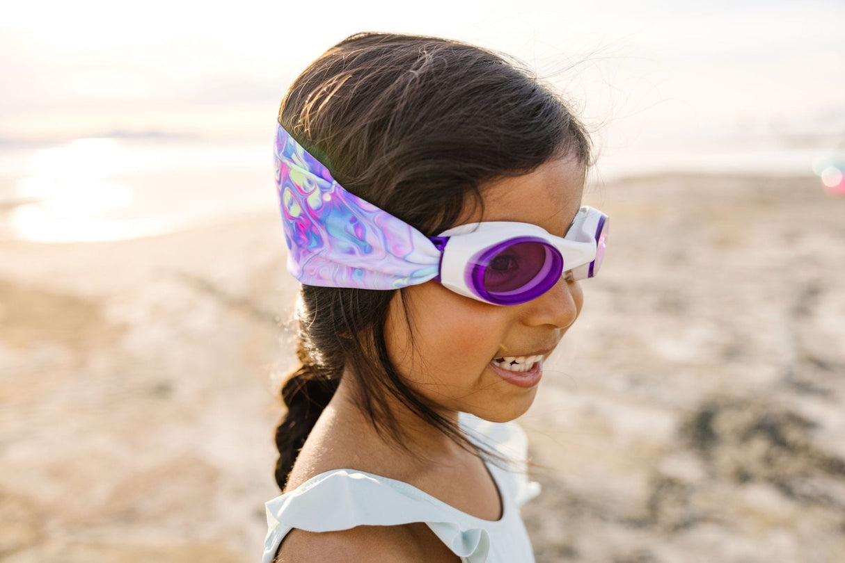 Spalsh Swim Goggles - Pastel Swirl - Princess and the Pea Boutique