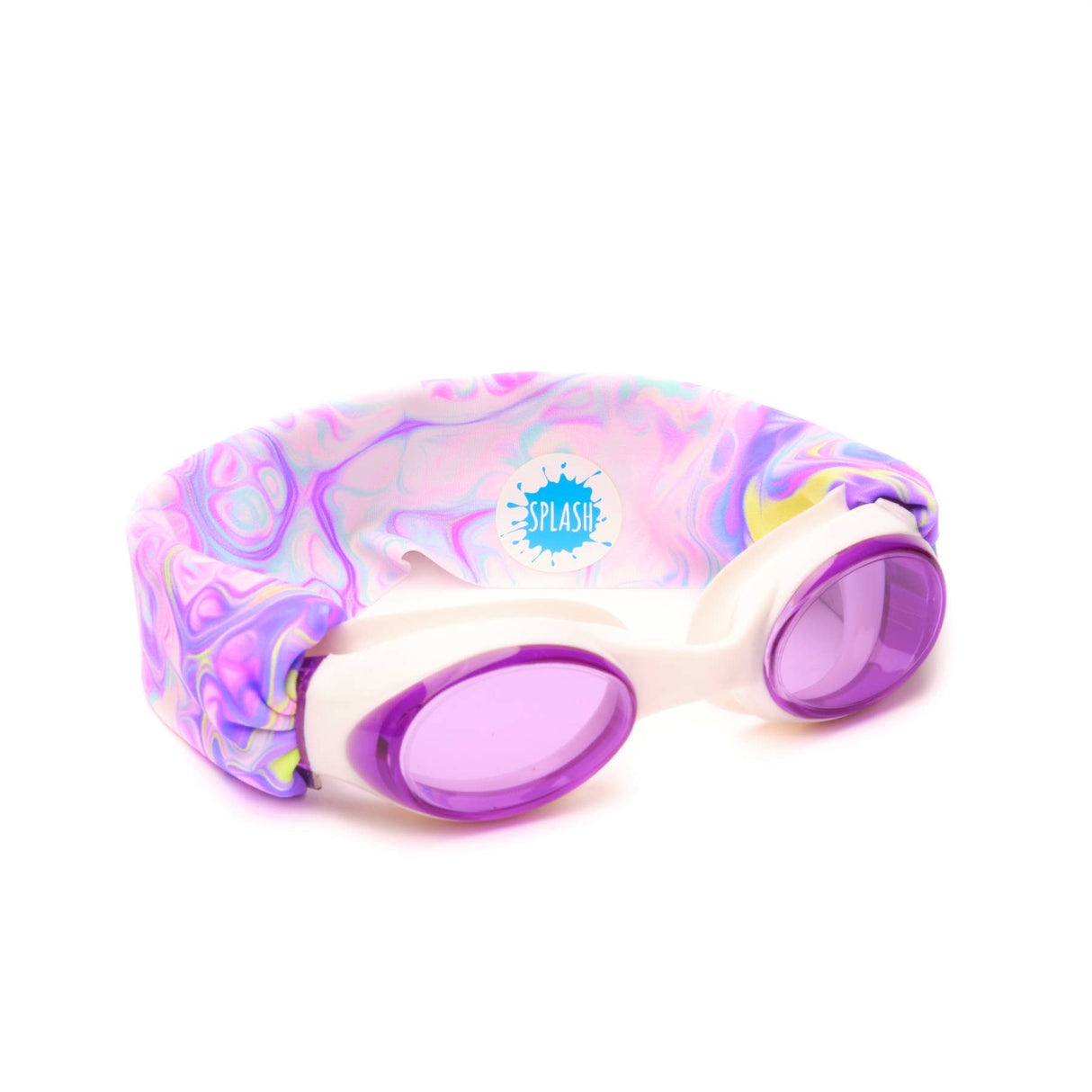 Spalsh Swim Goggles - Pastel Swirl - Princess and the Pea Boutique
