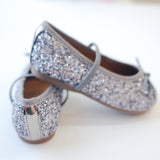 Sparkling Ballet Mary Jane - Gray - Princess and the Pea Boutique