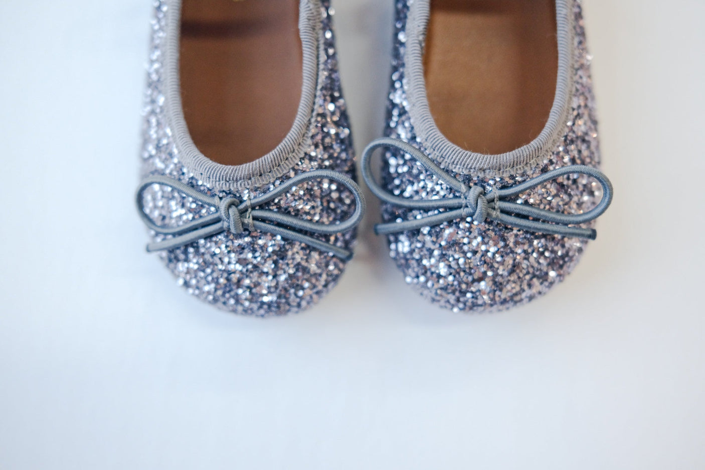 Sparkling Ballet Mary Jane - Gray - Princess and the Pea Boutique