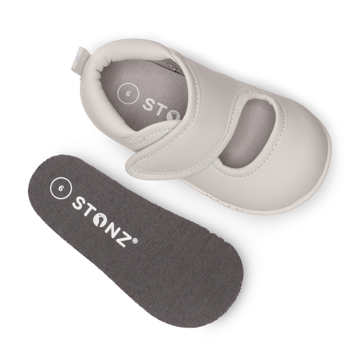 Stonz Cruiser Everyday Mary Jane Baby - Ivory - Princess and the Pea Boutique