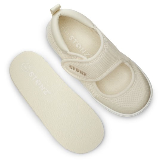 Stonz Cruiser Mary Jane Toddler - Ivory - Princess and the Pea Boutique