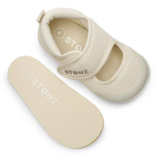 Stonz Cruiser Original - Mary Jane Shoes for Babies - Ivory - Princess and the Pea Boutique