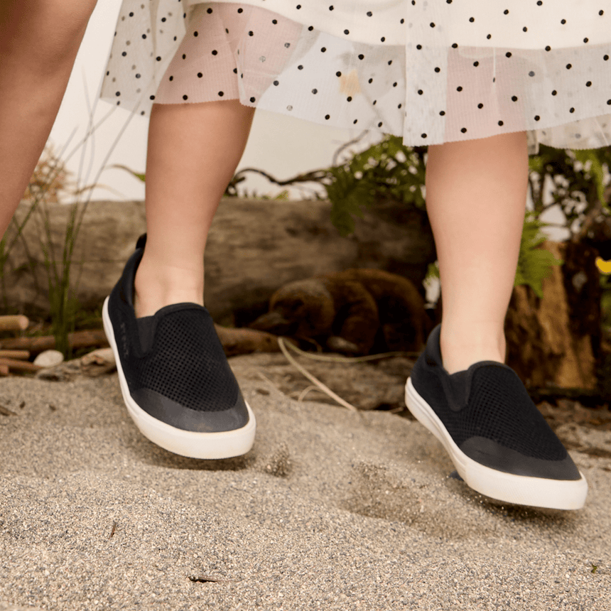 Stonz Skipperz Slip - on Shoe for Toddlers - Black - Princess and the Pea Boutique