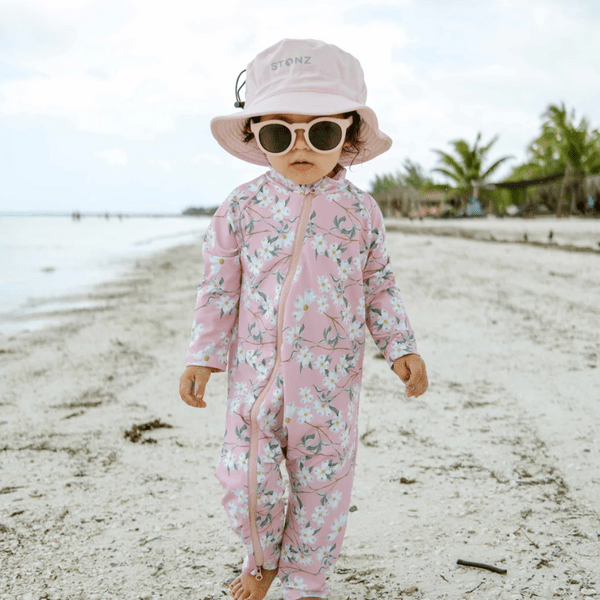 Stonz Sun Suit - Pacific Flora - Princess and the Pea Boutique