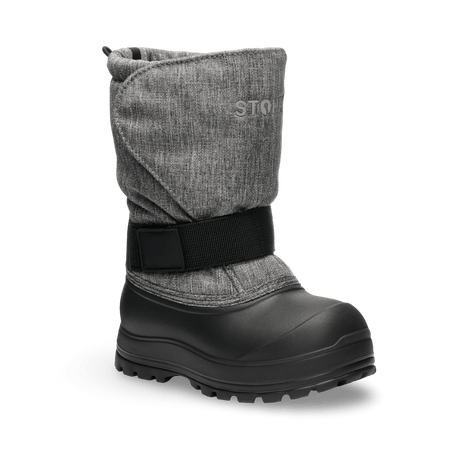 Stonz Trek Kid Snow Boots - Heather Grey - Princess and the Pea Boutique