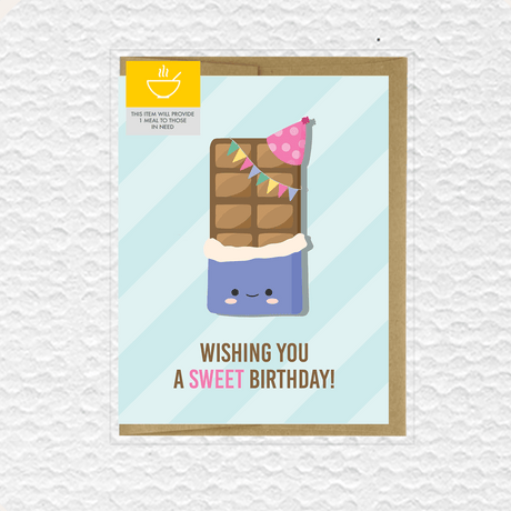 Sweet Choco Birthday Card - Princess and the Pea Boutique