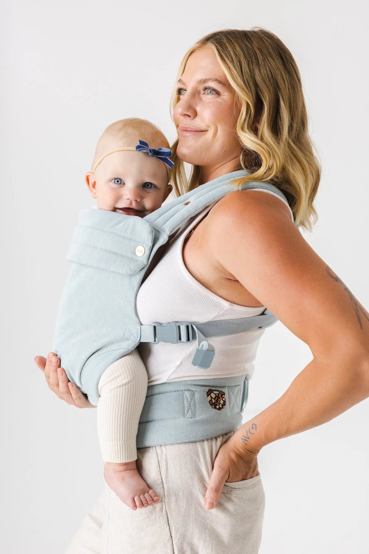 The Monarch Carrier - Dream Wash Denim - Princess and the Pea Boutique