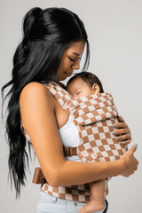 The Monarch Carrier - Mocha Check - Princess and the Pea Boutique