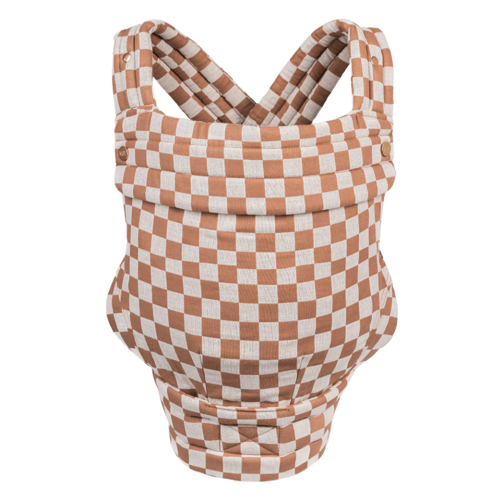 The Monarch Carrier - Mocha Check - Princess and the Pea Boutique