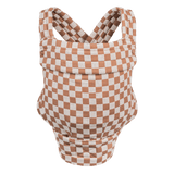 The Monarch Carrier - Mocha Check - Princess and the Pea Boutique