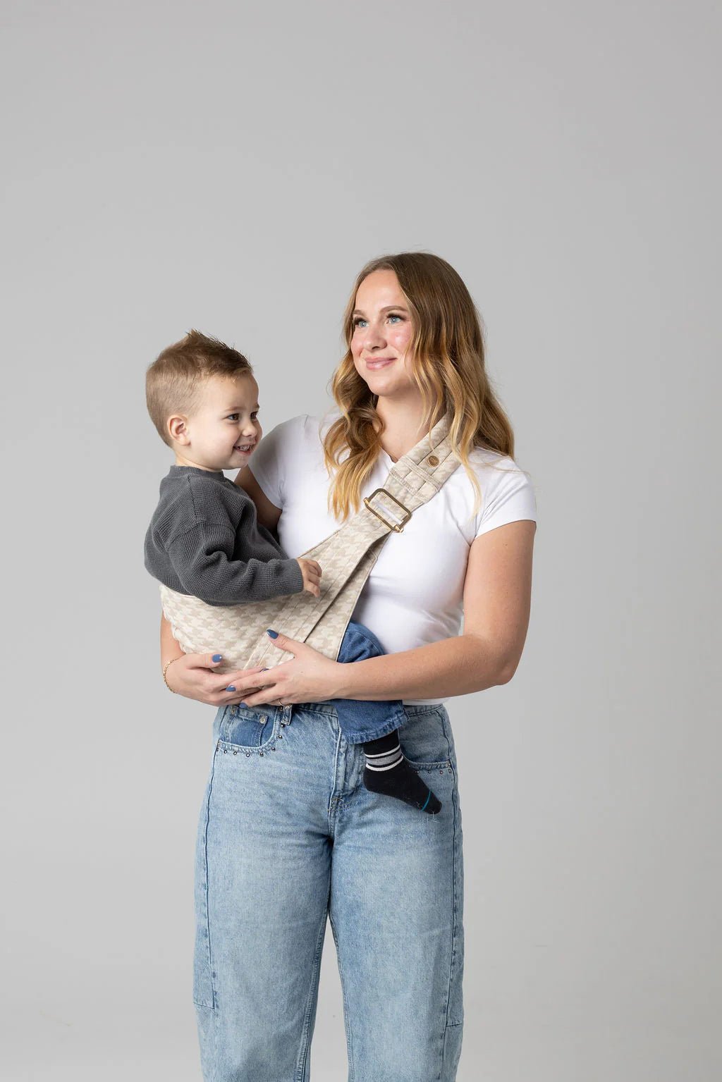 The Monarch Toddler Sling - Houndstooth - Princess and the Pea Boutique
