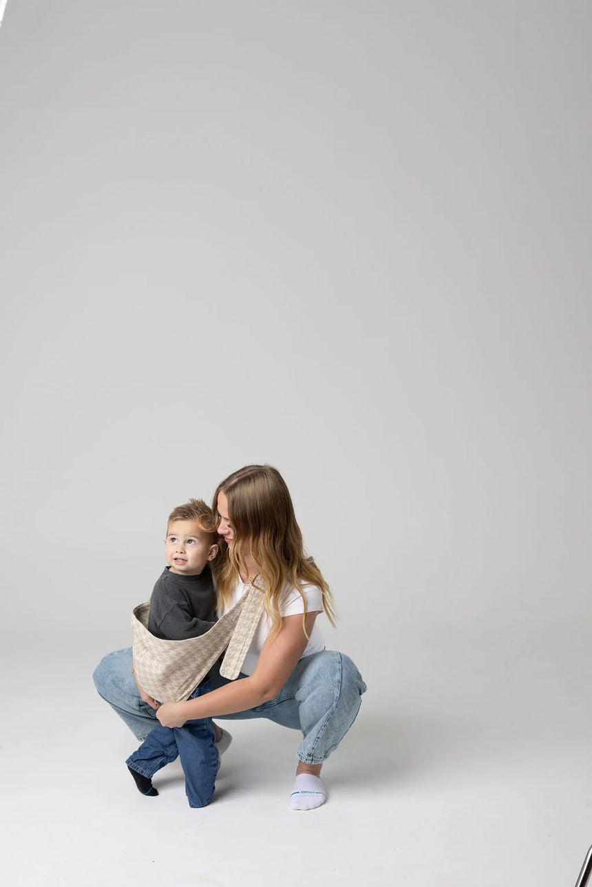 The Monarch Toddler Sling - Houndstooth - Princess and the Pea Boutique