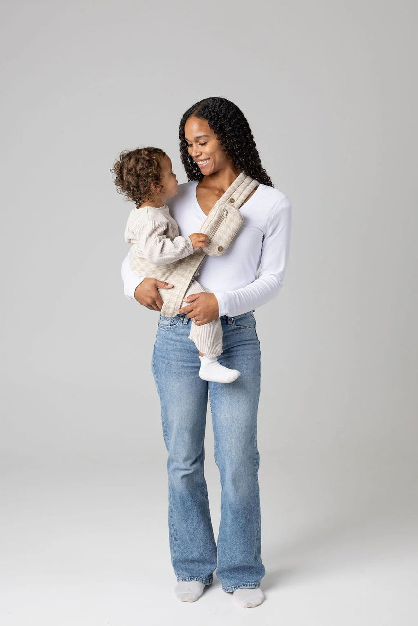 The Monarch Toddler Sling - Houndstooth - Princess and the Pea Boutique