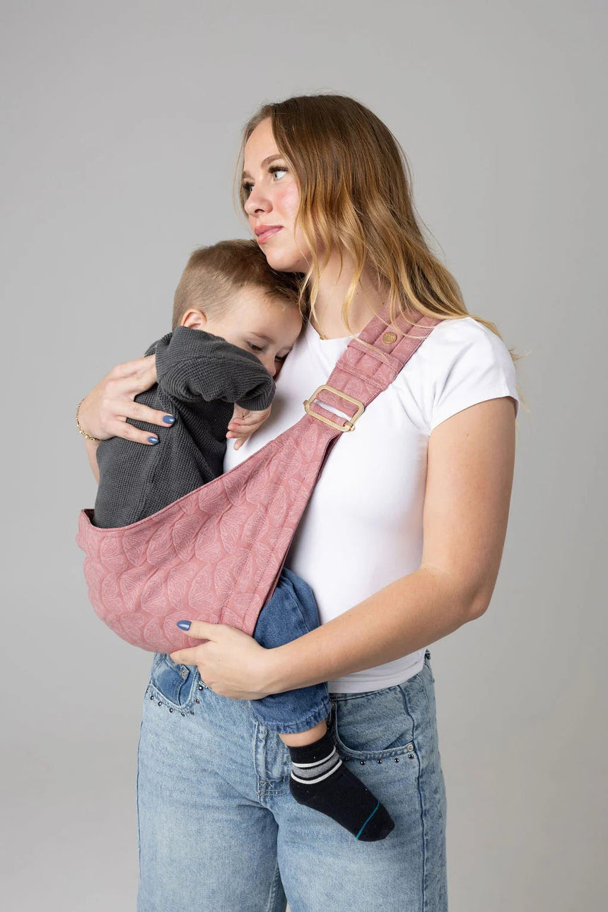 The Monarch Toddler Sling - Mauve Wings - Princess and the Pea Boutique