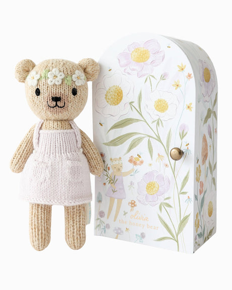 Tiny Olivia the honey bear - Princess and the Pea Boutique