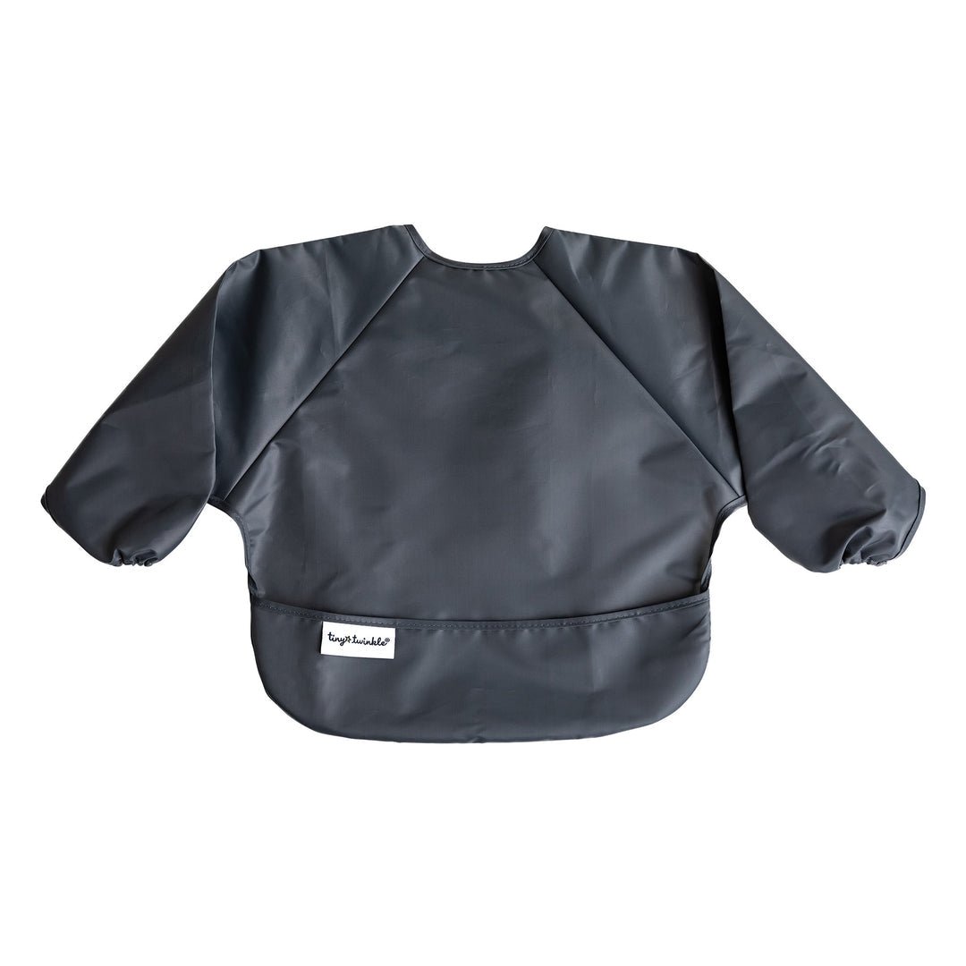 Tiny Twinkle - Full Sleeve Bib 2pk Sage + Charcoal 2 - 4y - Princess and the Pea Boutique