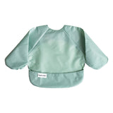 Tiny Twinkle - Full Sleeve Bib 2pk Sage + Charcoal 2 - 4y - Princess and the Pea Boutique