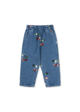 Konges Slojd Magot Sequin Frill Pants - Cherry Sequin