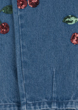 Konges Slojd Magot Sequin Frill Pants - Cherry Sequin
