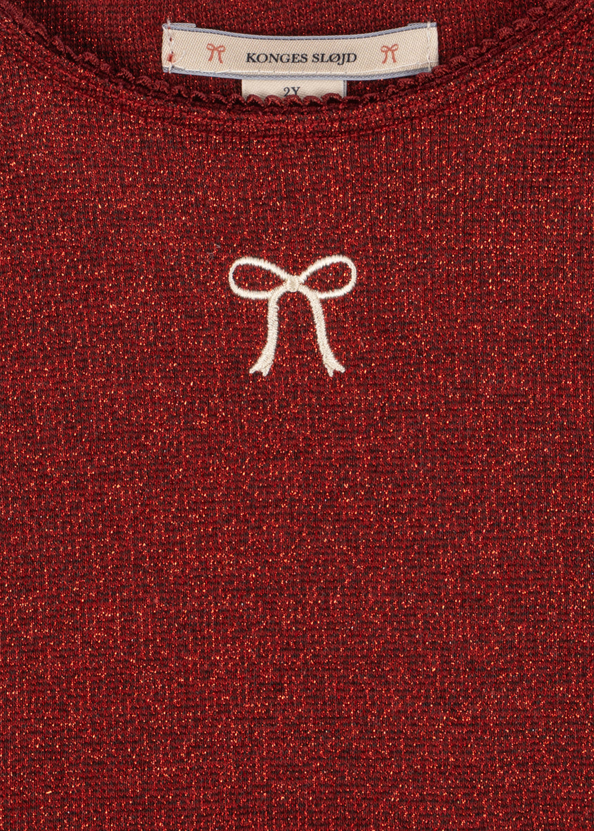 Konges Slojd Roli Dress - Red Dahlia