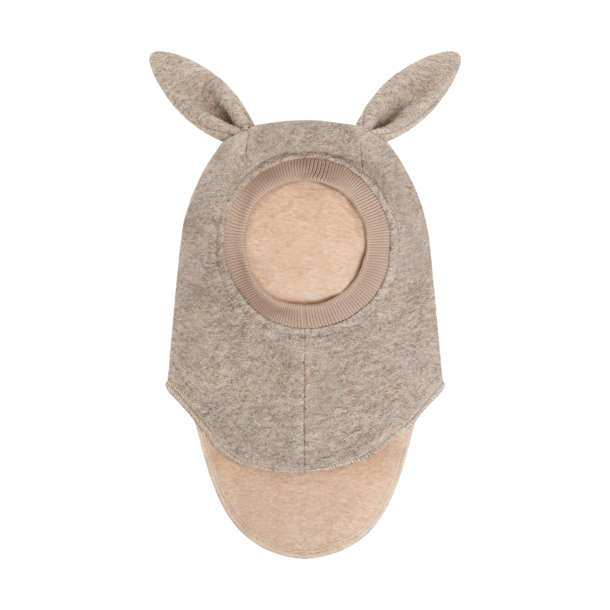 Huttelihut Balaclava Ears Wool - Camel Melange