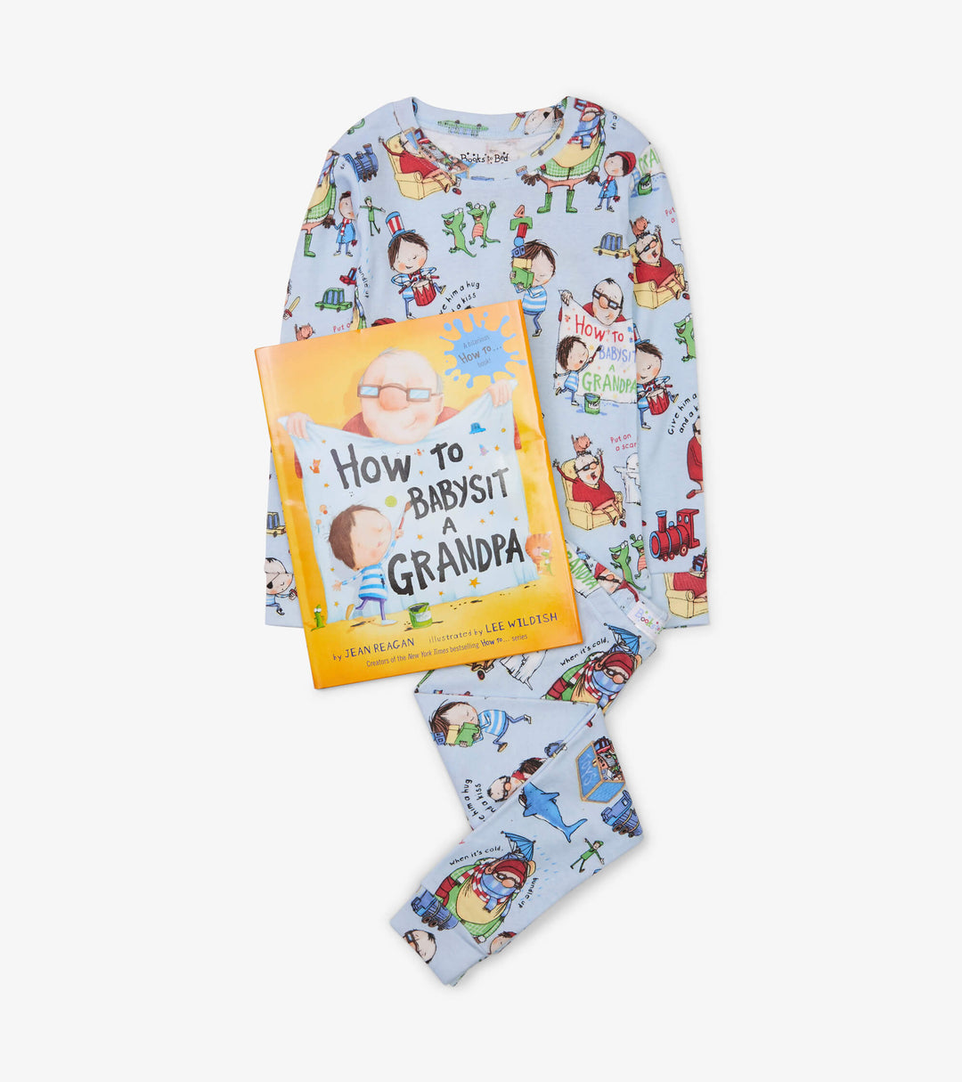 Books to bed - How To Babysit A Grandpa - Pajama Set With Book