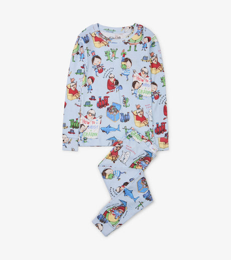 Books to bed - How To Babysit A Grandpa - Pajama Set With Book