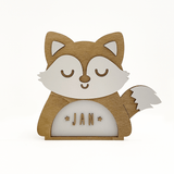 Vintiun Personalized Fox Table Lamp - Princess and the Pea Boutique