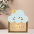 Vintiun Personalized Sleeping Cloud Table Lamp - Princess and the Pea Boutique