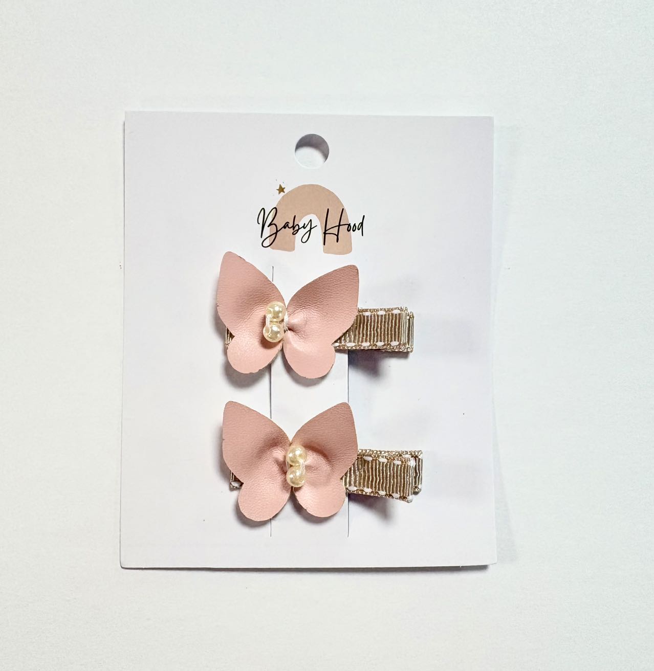 Vivian Butterfly Baby Hair Clip Set - Princess and the Pea Boutique