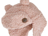Calikids Teddy Bear Aviator Hat - Rose