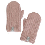 Calikids Soft Touch Knit Mitten - Misty Rose