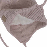 Calikids Knit Soft Touch Hat 2 Fur PomPom - Lotus