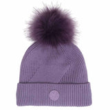 Calikids Knit PomPom Beanie - Grape