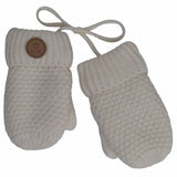 Calikids Soft Touch Knit Mitten - Cream