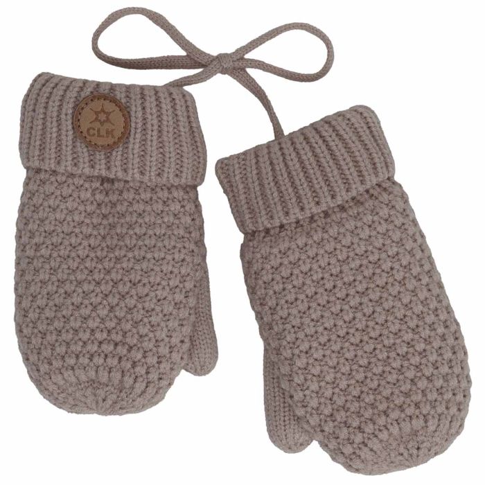 Calikids Soft Touch Knit Mitten - Sand