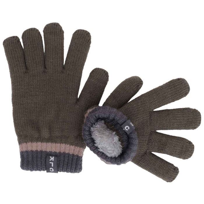 Calikids Tri-color Knit Glove - Crocodile