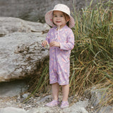 Jan N Jul Kids One Piece UV Sun Suit  - Purple Unicorn